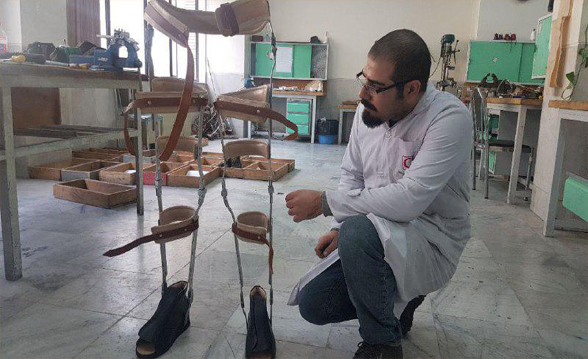 مهندس محسن بهادری همکار بخش ارتوز و پروتز مرکز رویش پرند